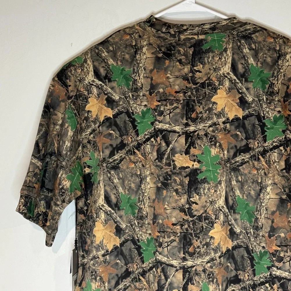 Amongst Others NYC Studio Men's Camouflage Leaves Boxy Fit SZ XLarge NWT - Picture 8 of 11
